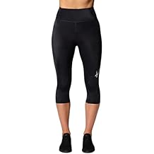 CW-X Women's Stabilyx 3.0 High Waisted Capri Compression Leggings, 131806, Performance 3/4 Tights with Pocket, Knee, Hip Support