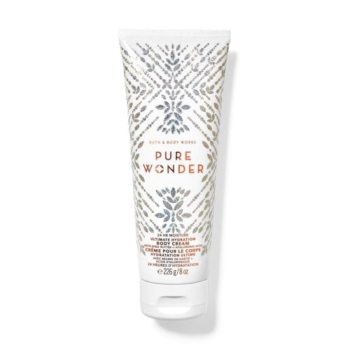 Bath & Body Works Pure Wonder Ultimate Hydration Body Cream Gift Set For Women, 8 Fl Oz Pure Wonder