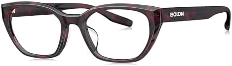 BOLON Trendy Cat Eye Prescription Eyeglass Frames for Women BF3000 Koyasan 53mm, Exclusive Eyewear Brand of EssilorLuxottica