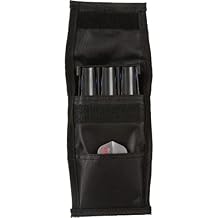 Casemaster Single Black Dart Case with Solid Plastic Insert and Flexible, Tough Nylon Covering, Holds 3 Steel Tip and Soft Tip Darts, Hard Shell Keeps Flights in Perfect Shape