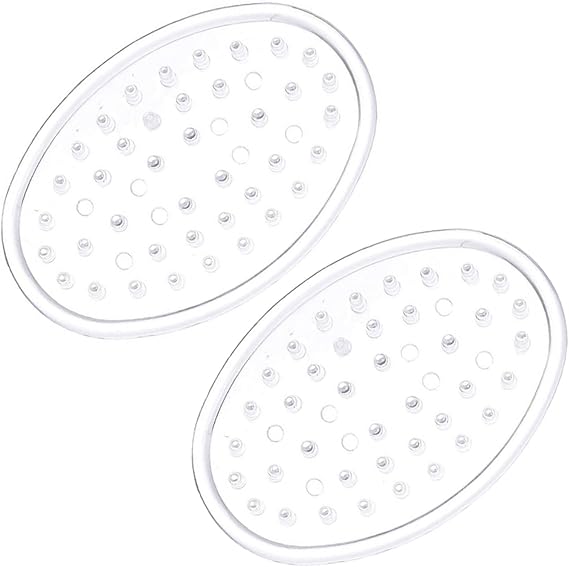 Better Houseware Soap Dish, Set of 2 Soap Holder, Non-Slip Plastic Bar Soap Holder Shower for Bathroom Organization Soap Saver Soap Dishes for Bar Soap