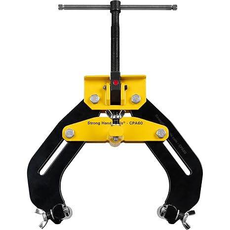 Strong Hand Tools, Pipe Alignment Clamp, Pipe Diameter Capacity: 2 - 6, Fit-Up Clamp, Quick Acting Screws, Stainless Steel Contact Adjustment Screws, CPA60