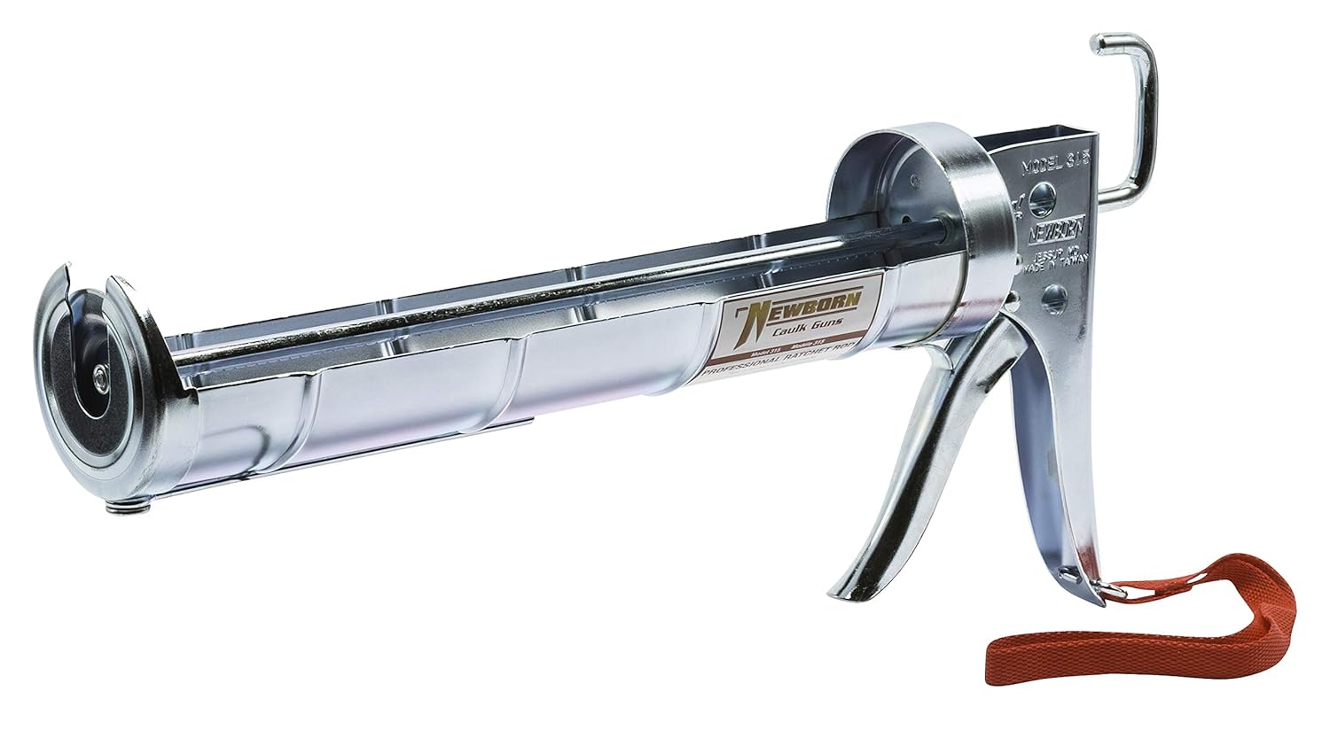 Newborn 315 Super Ratchet Rod Cradle Caulking Gun, 14 Gallon Cartridge, 6:1 Thrust Ratio