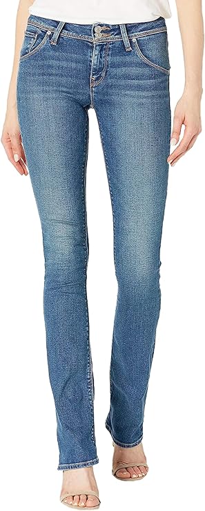 HUDSON Women's Beth Baby Bootcut Jean with Back Flap Pockets